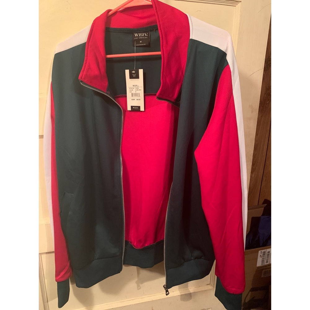 Colorblock zip up jacket - Picture 3 of 3